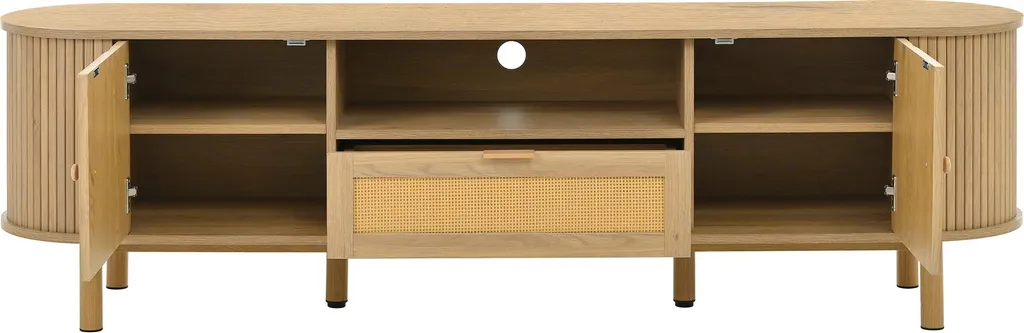 Ensemble salon meuble TV table basse bois anti-choc et réglable
