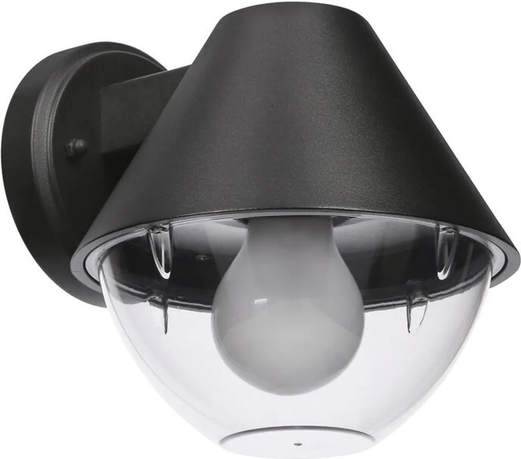 Applique murale extérieure noire style conique Hendera Candellux E27