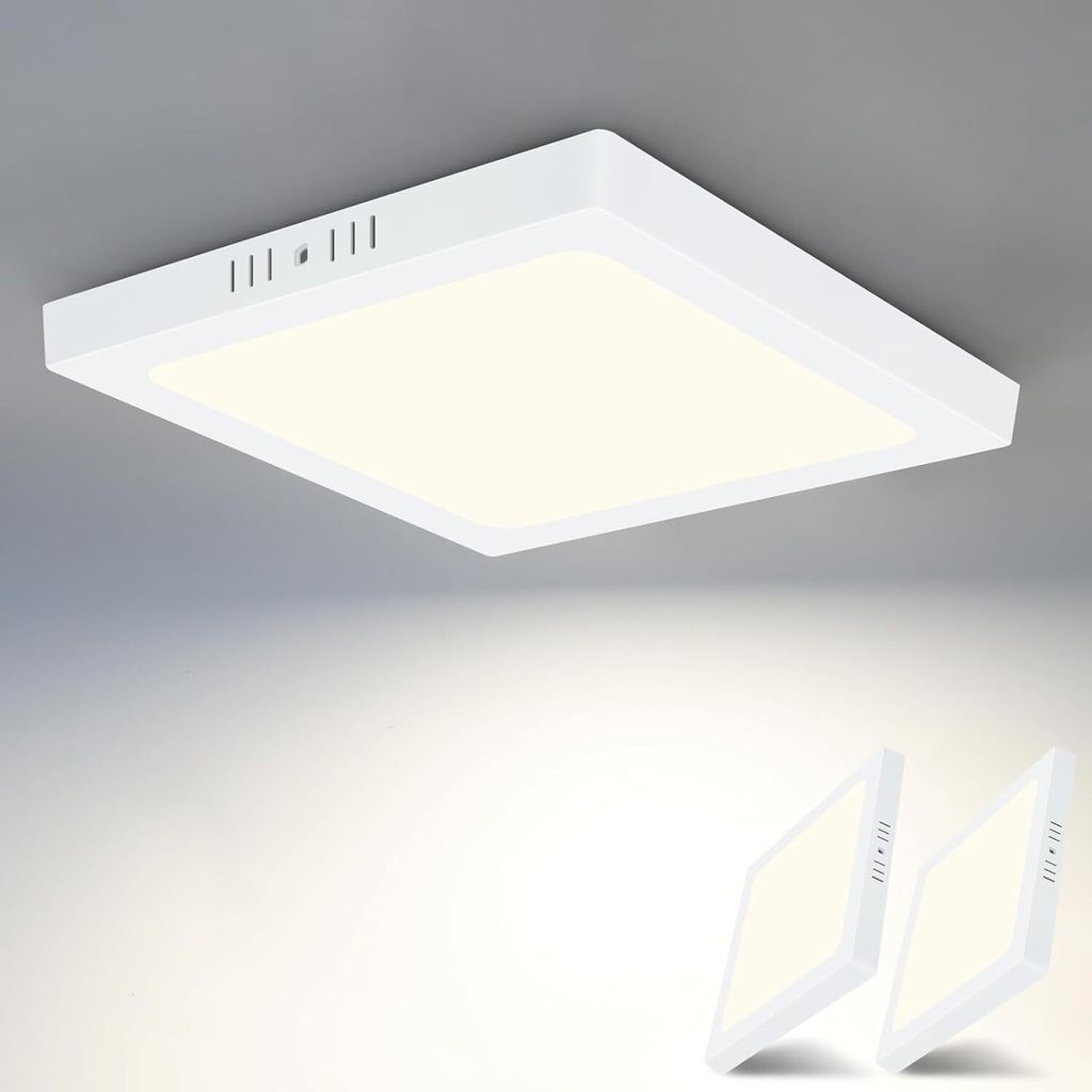 ZMH LED-Deckenleuchte Flache-2er Pack Moderne Lampe Weiß Produktbild 