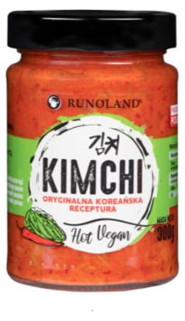 KIMCHI HOT VEGAN KOREAŃSKA KISZONA KAPUSTA 270G RUNOLAND