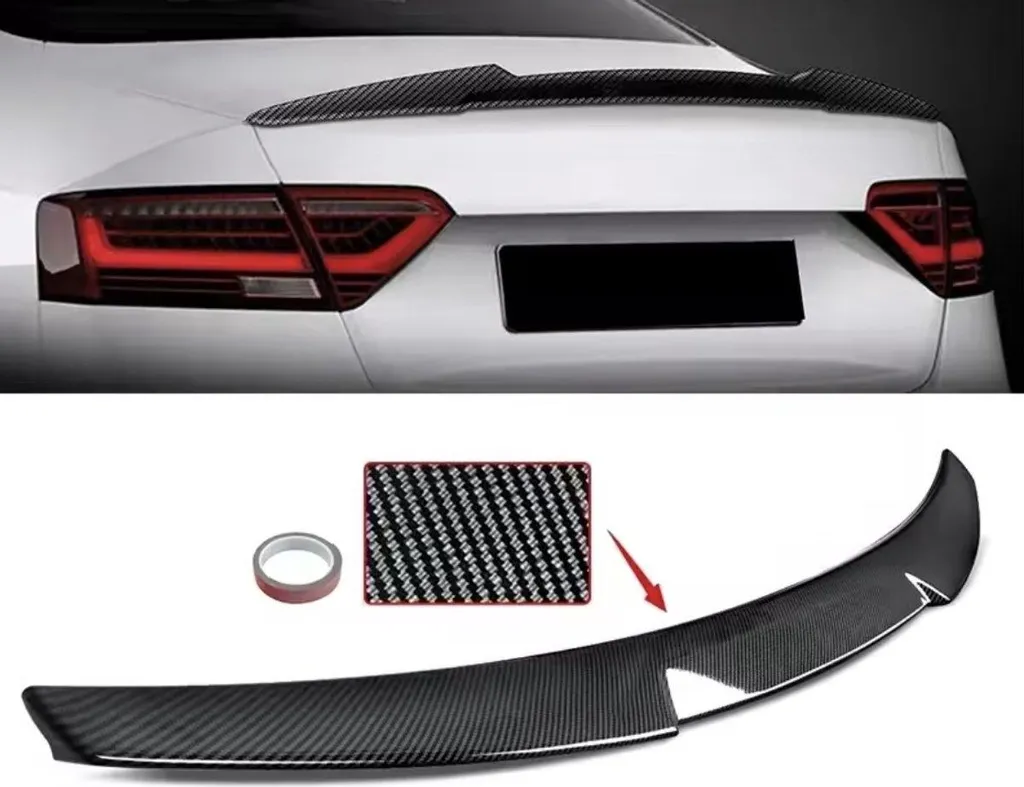 Spoiler Nitro en Dracron Finition Carbone Audi A5 S5 RS5 B8 Style M4