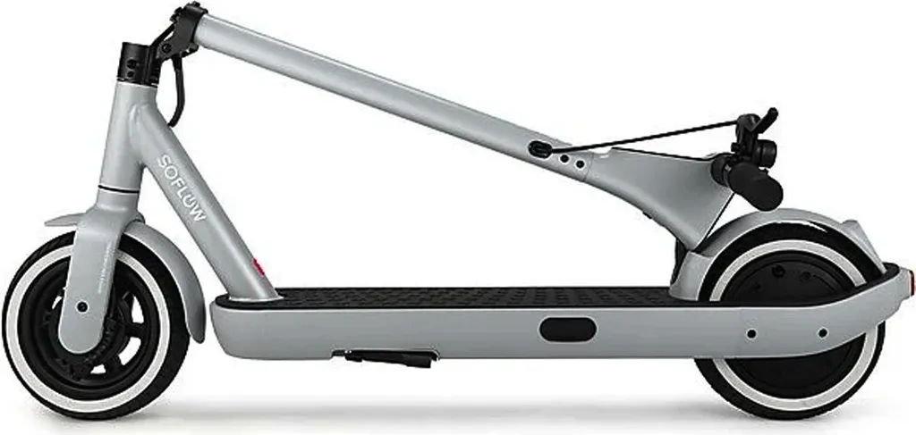 E-Scooter SoFlow SO ONE Idéal Trajets Urbains Gris Argent Homologué Route - 14