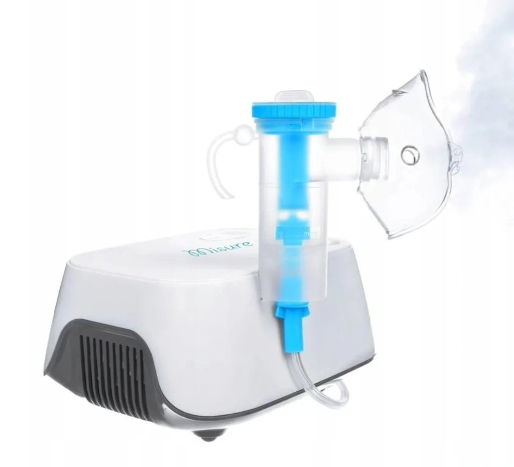 Nébuliseur compresseur ultra calme avec kit complet d'inhalation buccal