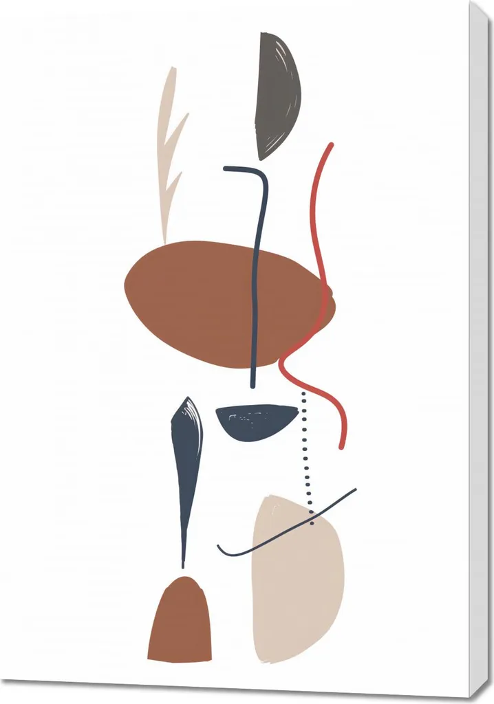 Tableau Nuances d'équilibre Image 70 x 100 cm Décoration Murale Salon
