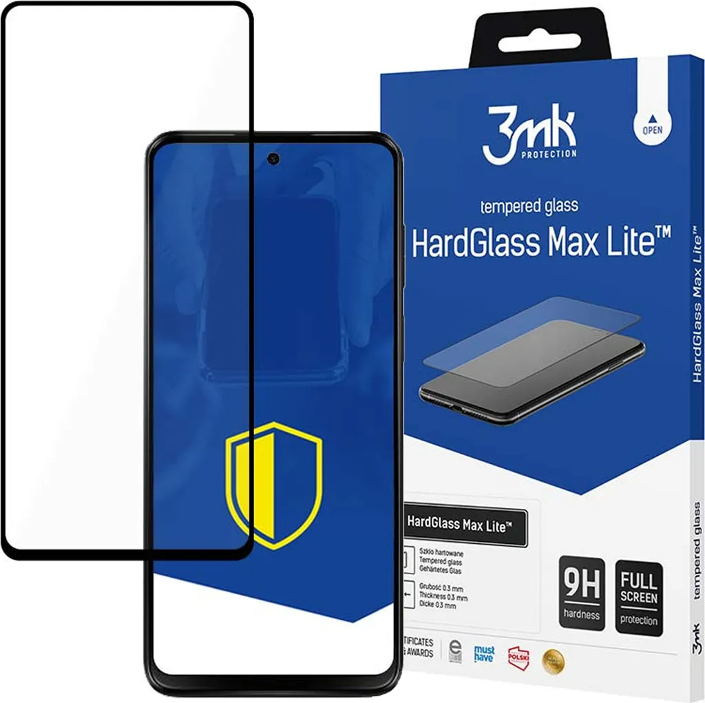 3mk HardGlass Max Lite: Vetro Protettivo per Motorola Moto G13/G23 - Juoda KP26634