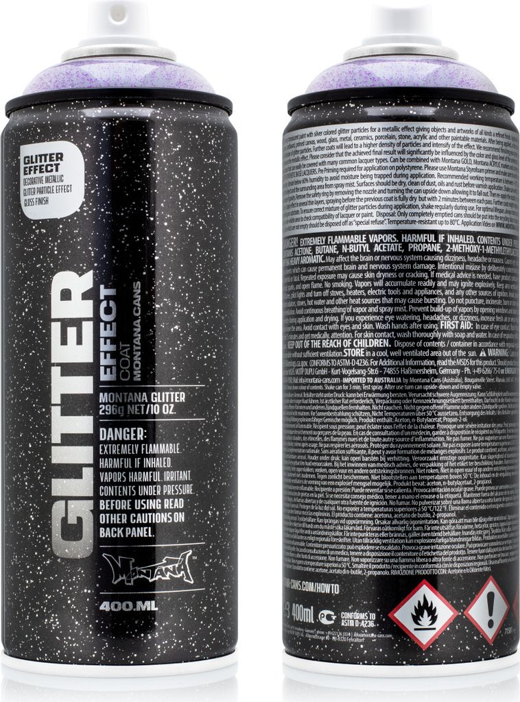Montana Montana Effektspray 400 ml Glitzer Amethyst Produktbild 