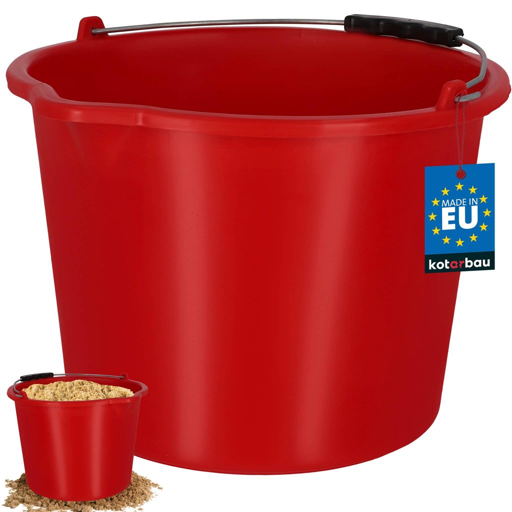 KOTARBAU® Secchio Muratore Secchio Plastica per Malta 12 L Immagine del prodotto 