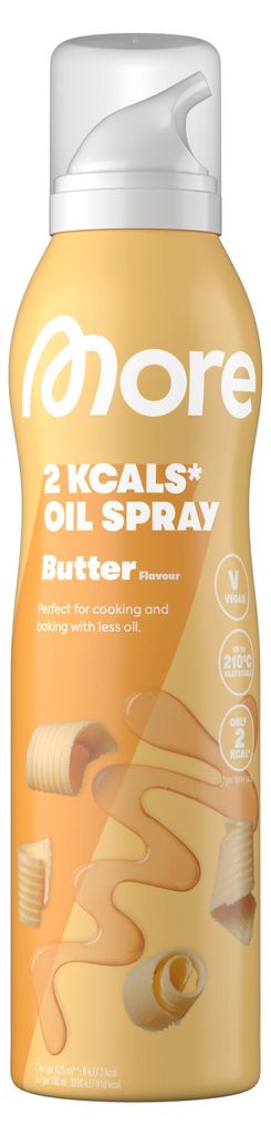 More Nutrition Butter Ölspray 200ml zum Kochen & Backen