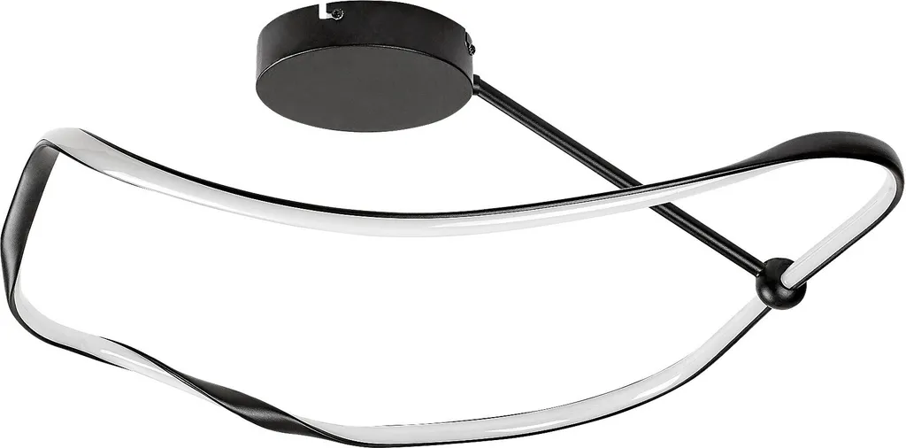 Plafonnier LED Mirossi 71094 Noir 630mm Fini l'Éclairage Trop Faible