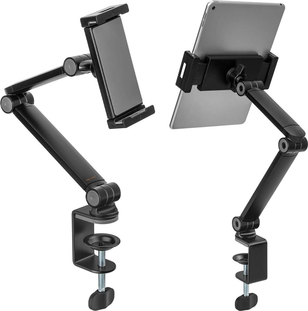 mywall HT33L - Bildschirmhalterung, Handyhalterung, Tablet und Smartphone Tablet-Ständer, voll beweglich, kompatibel Universal, Schutzpolster of S...