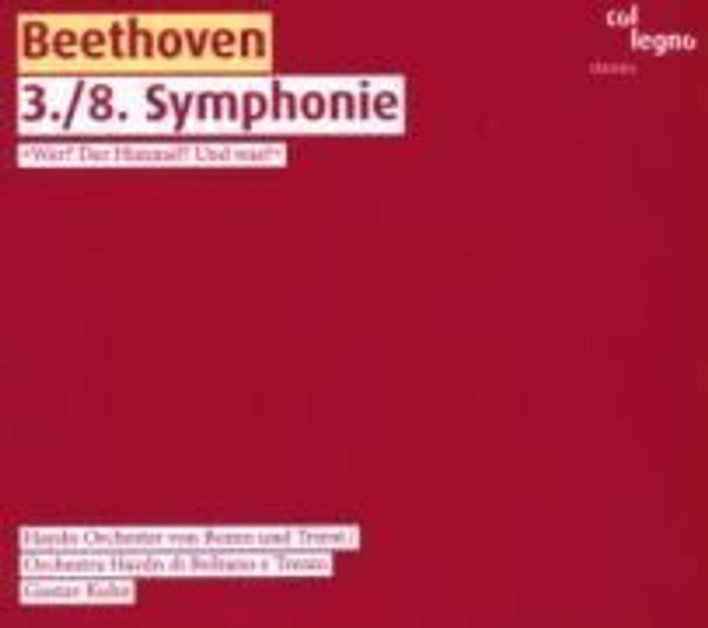 Haydn Orch. Bozen Und Trient/Kuhn, G: 3./8.Sinfonie