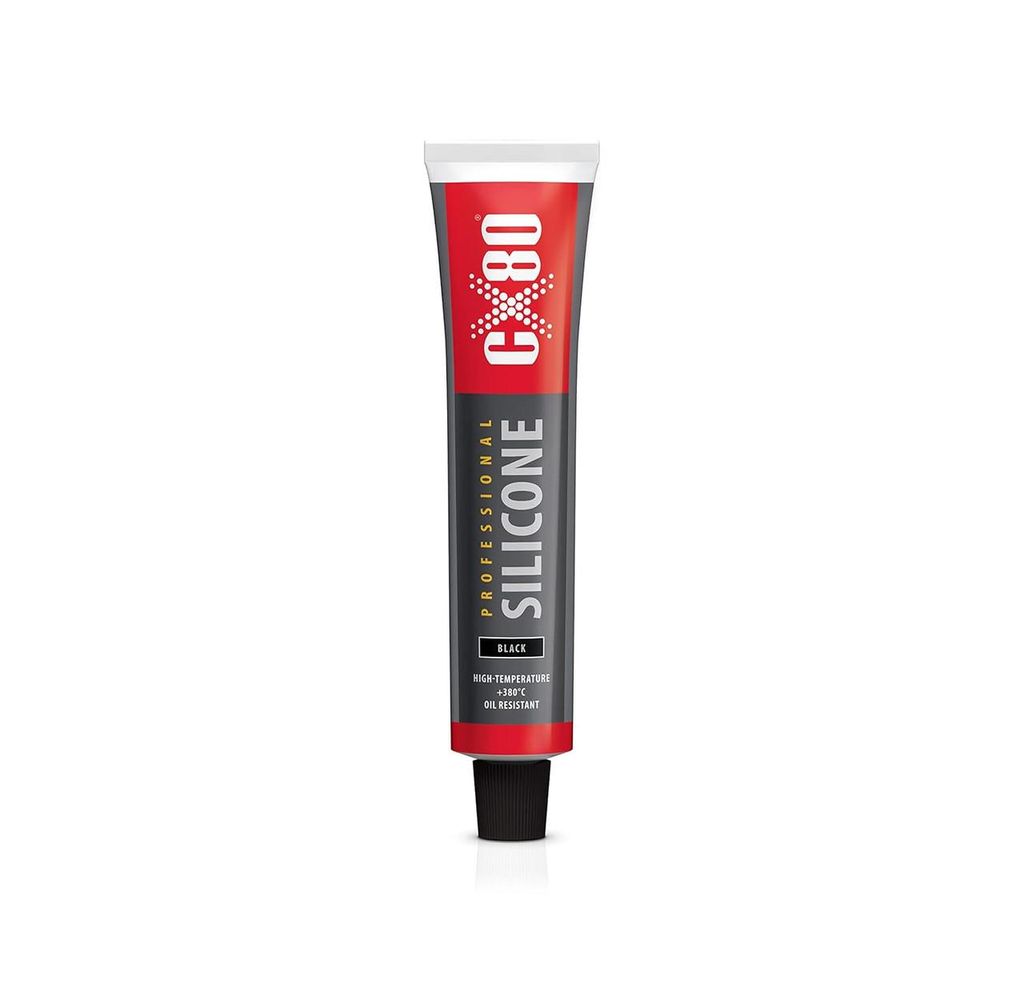 Silicone Professionale Nero Per Alte Temperature Tubo Da 80 Immagine del prodotto 