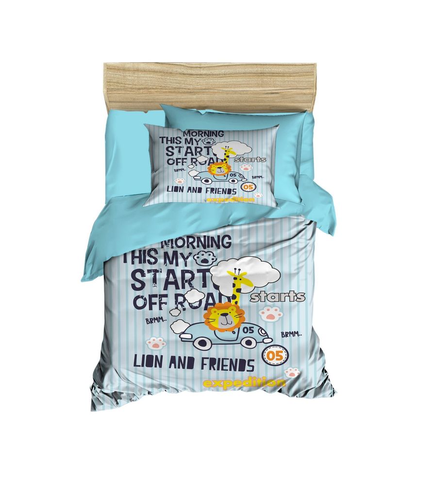 L'Essentiel Linge de Maison, PH138, Baby-Bettbezug-Set, Blau, 100 x 150 cm