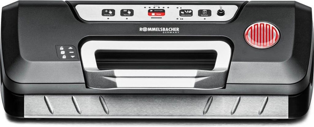 A vacuum sealer machine on a white background.