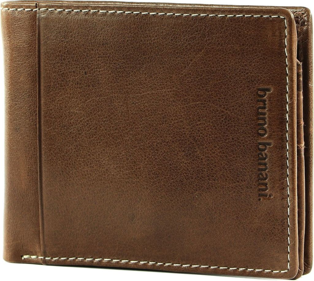 bruno banani Leder Geldbörse Wallet Brown braun