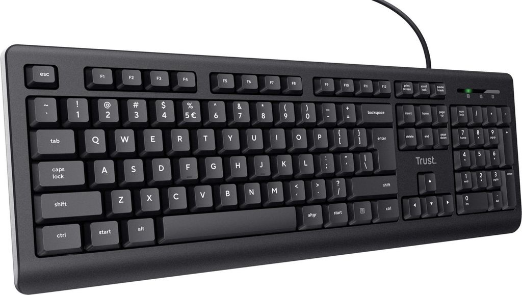 Trust TK-150, Full size (100%), Câble, USB, Commutateur à Image du produit 