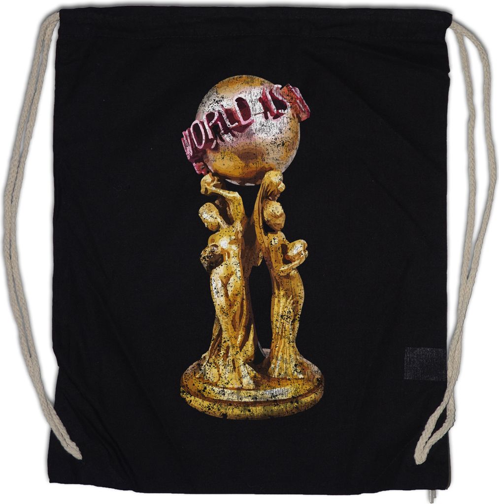 Urban Backwoods Scarface The World Is Yours, Turnbeutel, Farbe: Schwarz