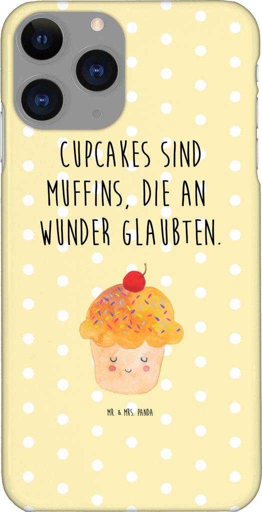 Mr. & Mrs. Panda Iphone 11 Pro Handyhülle Cupcake - Gelb Produktbild 