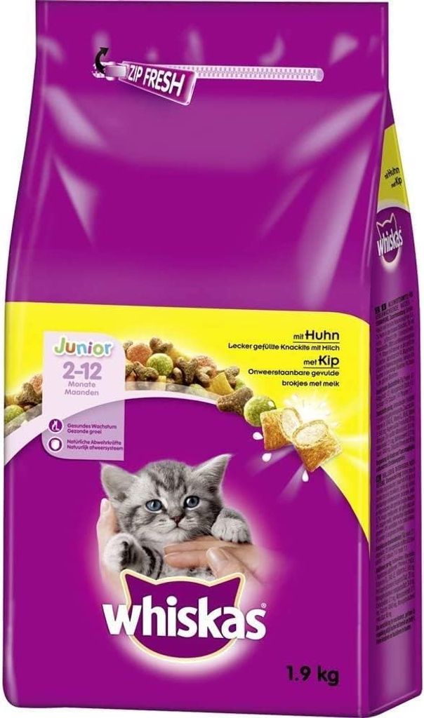 4x Whiskas Junior mit Huhn 1,9 kg Kaufland.de