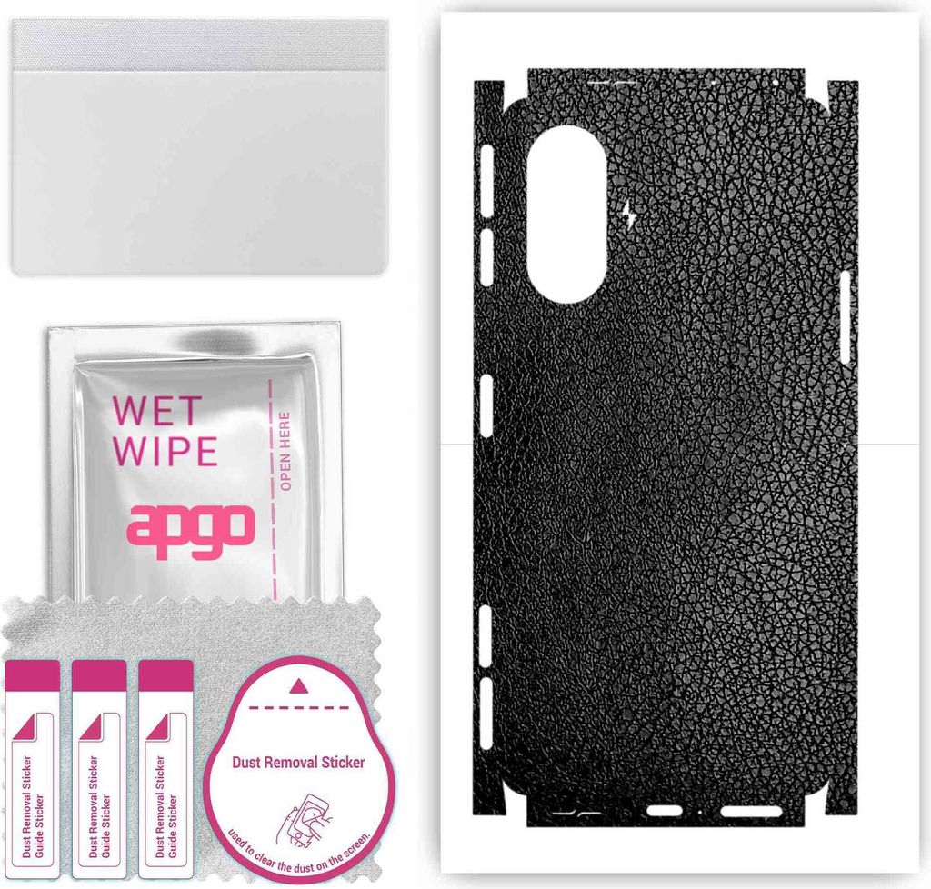 apgo Rückseite + Seiten Schutzfolie, Skin, kompatibel mit Xiaomi POCO F3 GT, Hinten Displayschutzfolie aus Vinylfolie, kratzfest, einfache Montage...