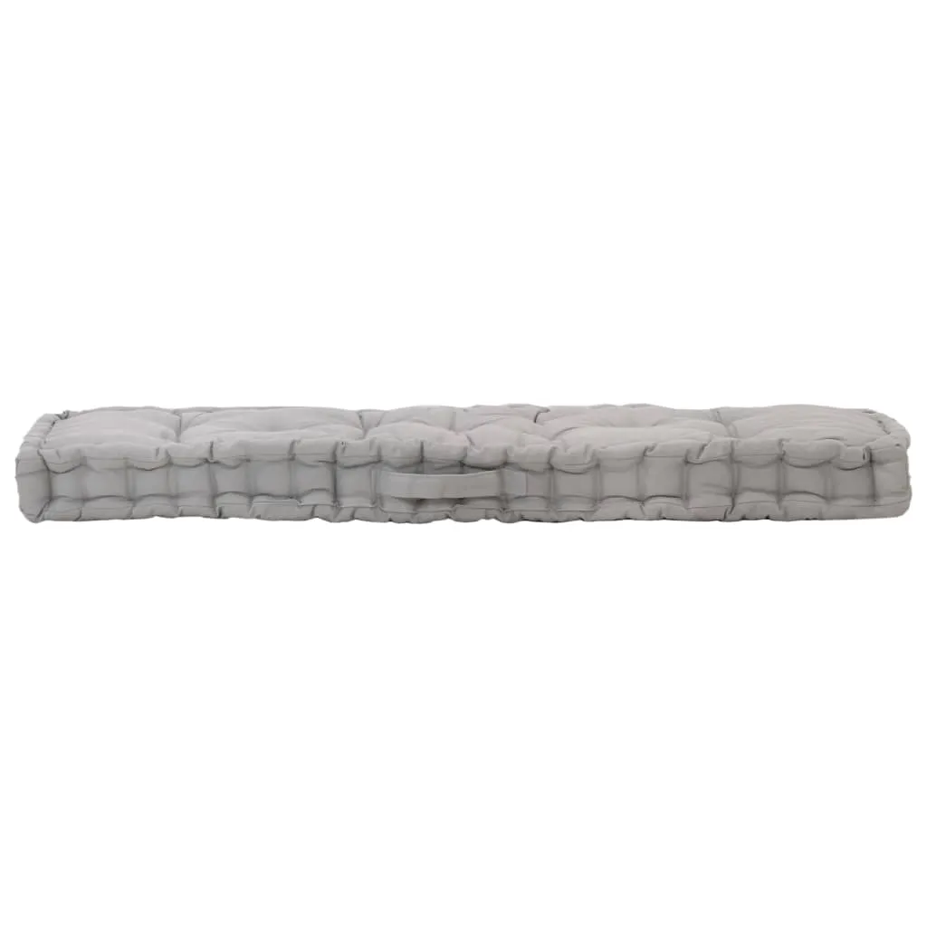 Cuscino Pallet in cotone 120×40×7 cm grigio - 2