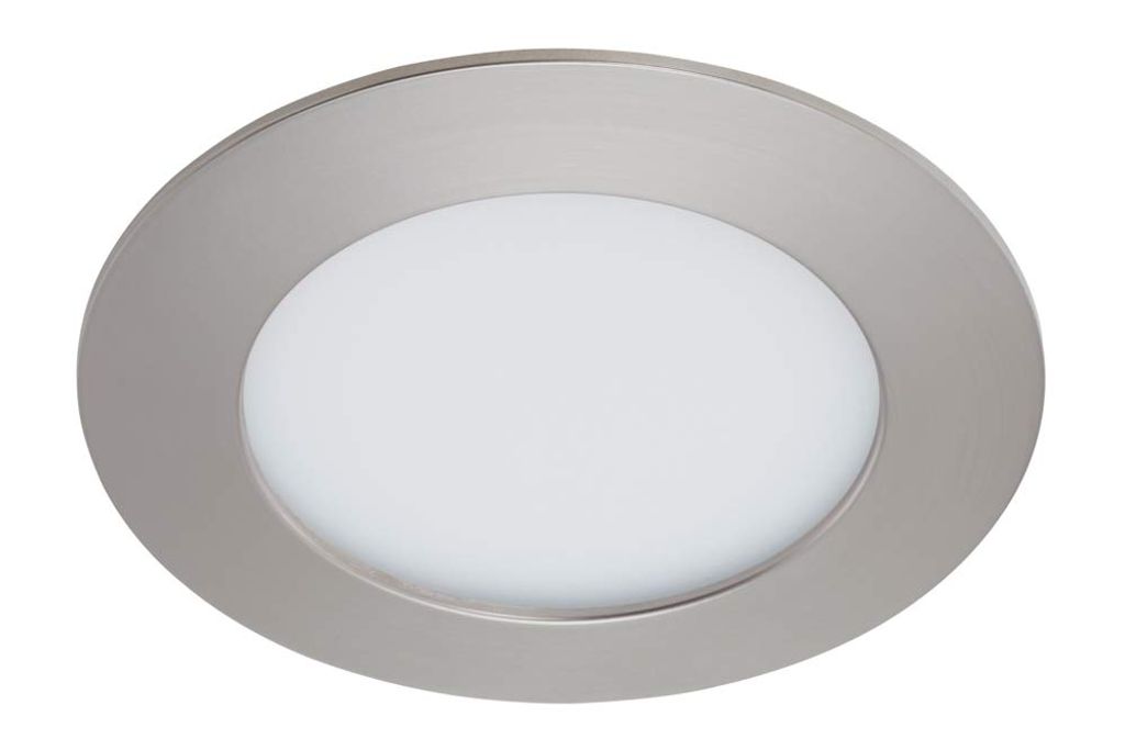 Einbauleuchte Briloner 7 Watt LED IP44 Nickelmatt Produktbild 