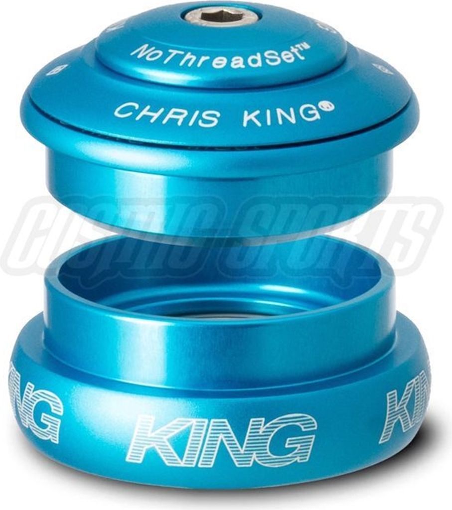 Chris King InSet I8 Tapered Steuersatz, Edelstahl-Lager, 1 1/8"-1 1/4", GripLock,