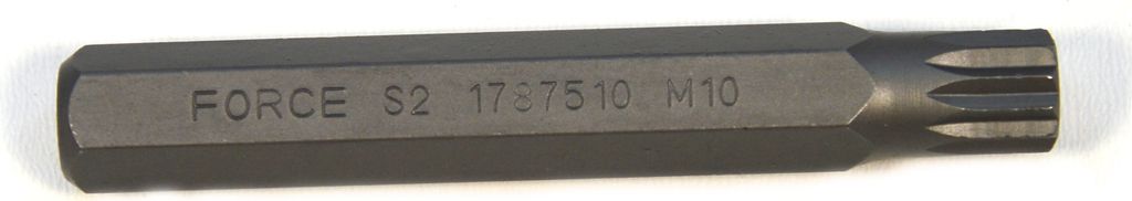 Innenvielzahn Antrieb 10 mm Einsatz Vielzahn Spline Biteinsatz,M 10 Lang 75 mm