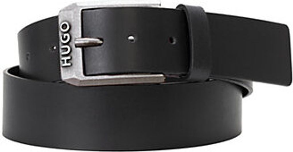HUGO Gelio-Ledergürtel, Braun L