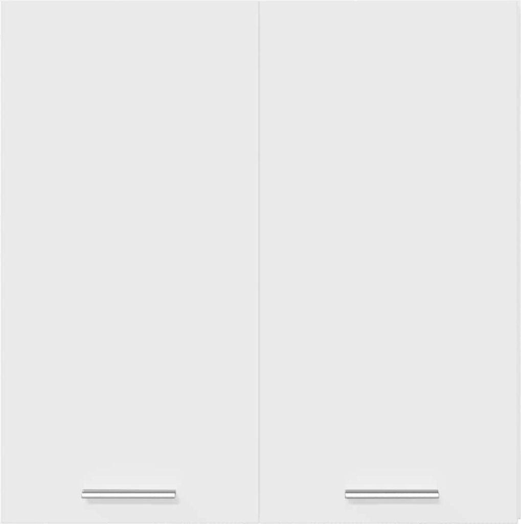 vidaXL Szafka ścienna biała wysoki połysk 60x31x60 cm płyta Zdjęcie produktu 4