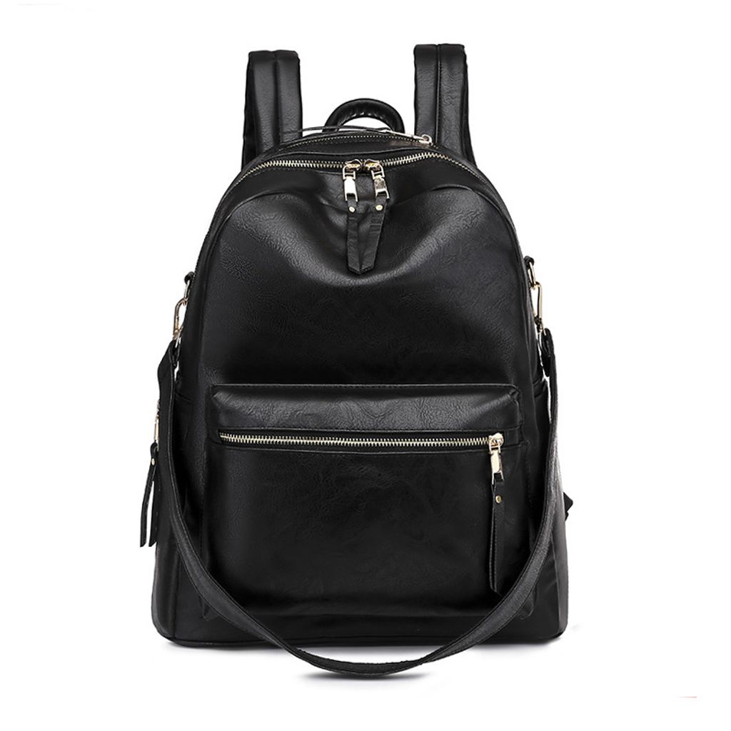 ANTCOOL Damen Rucksack Brieftasche Mode Leder Große Designer Reise Damen College Umhängetasche