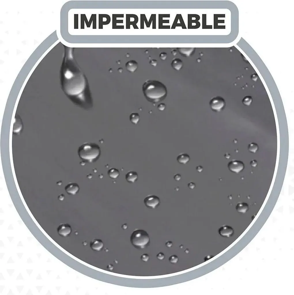 Active Housse de protection table ronde imperméable Gris - Taille Unique - 4