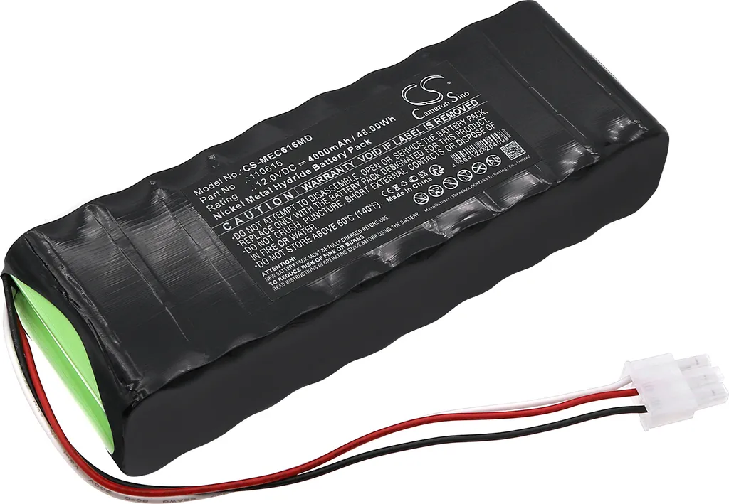 Batterie Li-ion 2600mAh pour Cardio M Medical Econet remplace 110616