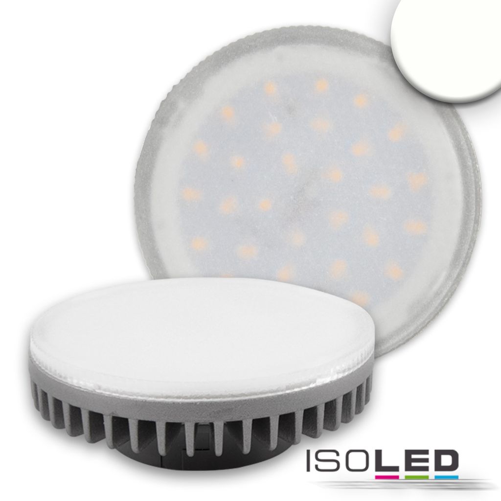 ISOLED 114410 GX53 LED Leuchtmittel 30 SMD, 6 Watt, neutralweiß