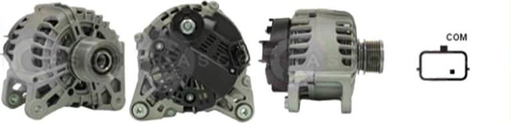 CASCO CAL15534AS Lichtmaschine Generator LiMa 120A 12V für RENAULT MEGANE III Grandtour (KZ0/1) Clio IV Schrägheck (BH) Megane III Schrägheck (B...