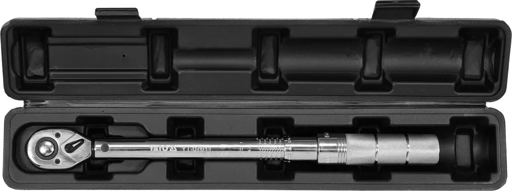 Clé dynamométrique 1/2 pouce 10–60 Nm avec coffret de rangement rigide