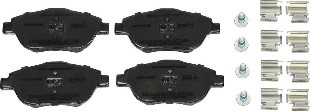 MS 13046038552N-SET-MS Bremsbeläge, Bremsklötze Vorderachse für CITROËN C3 PICASSO (SH_)