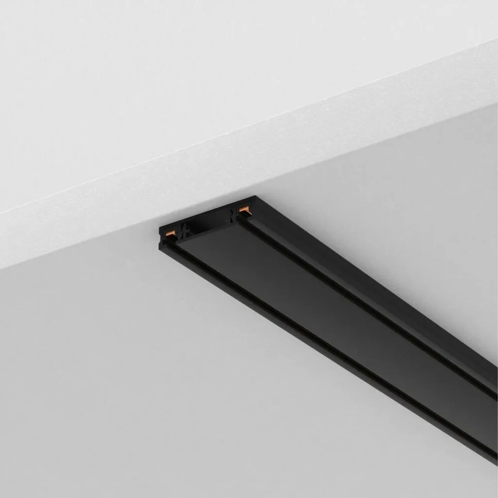 Rail Système 1F Radity 2000 Noir : Solution Éclairage Modulable et Robuste