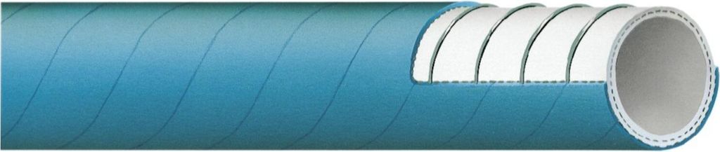 Saug- u.Druckschlauch MILKCORD / SP ID 63,0mm AD 79,0mm L.40m Blau Wandst.8,0mm