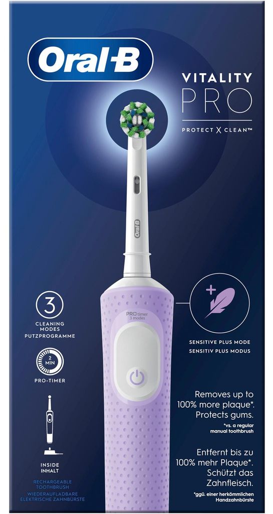 Braun Oral-B Vitality Pro D103 Hangable Box Lilac Violet Produktbild 
