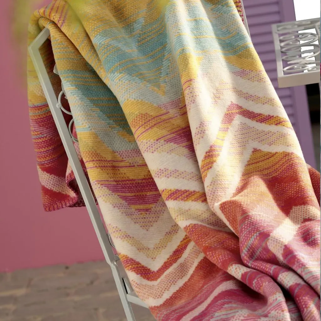Couverture Biederlack Riviera Mirage 150x200 cm Toucher Doux et Coloré