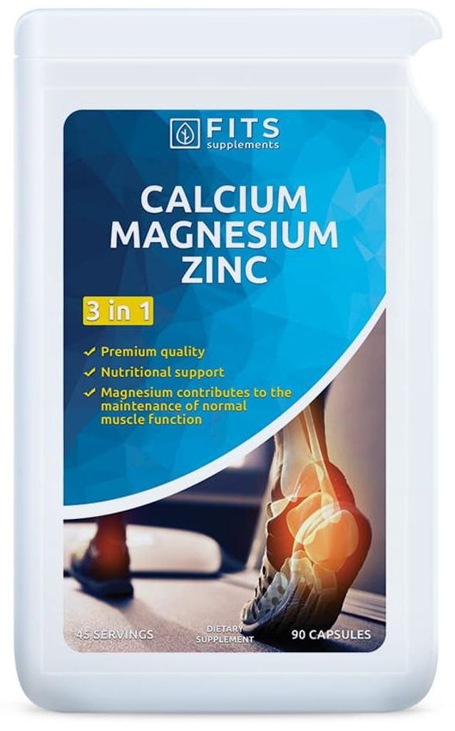 Kalzium, Magnesium und Zink – 90 Kapseln