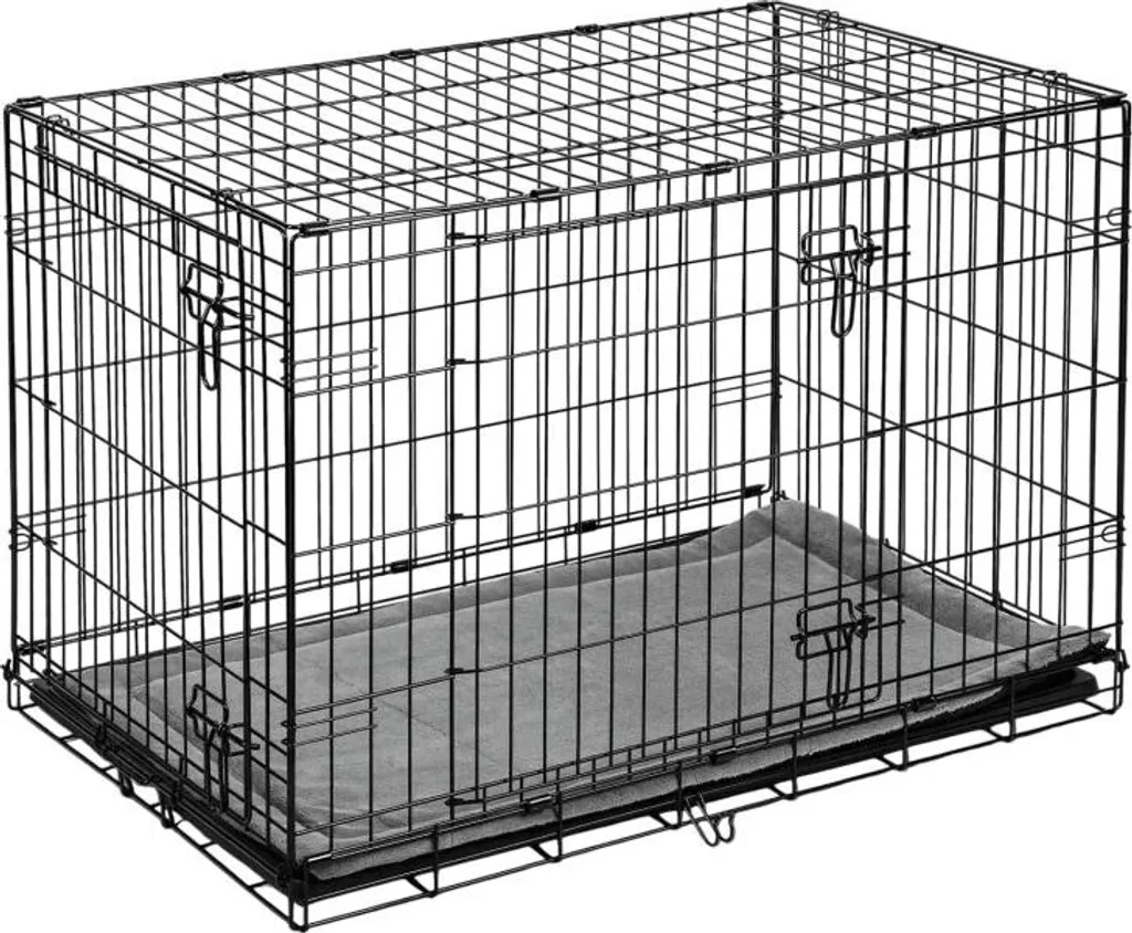 Cuccia per cani in metallo + lettino 75 x 45 x 54 cm PH-200