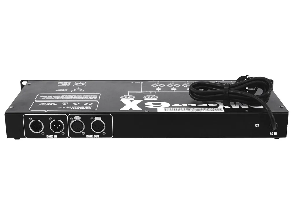 Répartiteur DMX 6 voies EUROLITE Split 6X pour pilotage de projecteurs