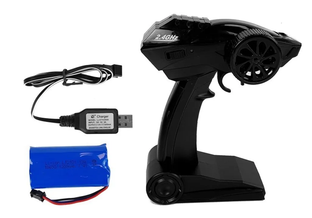 Jeep Rouge Télécommandée Tout-Terrain 2.4G - Jouet Extérieur Idéal