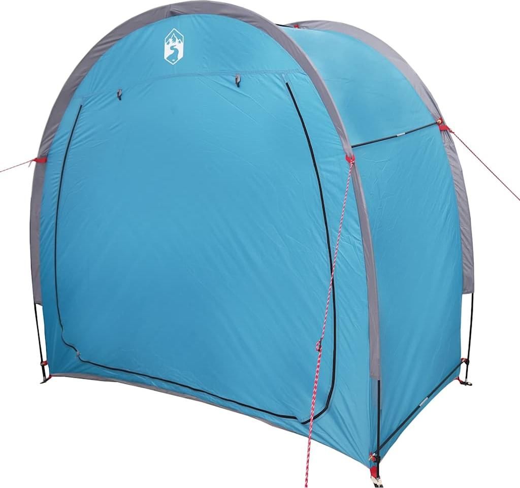 Fahrradgarage mit Dach mit Speicher Blau 210 x 90 x 174 cm