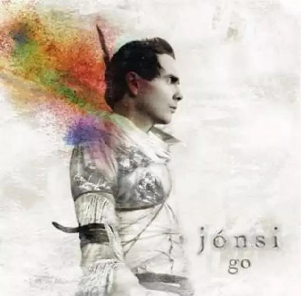 Vinyle Jónsi Go Rouge Translucide - Musique Rock pour Soirée Écoute