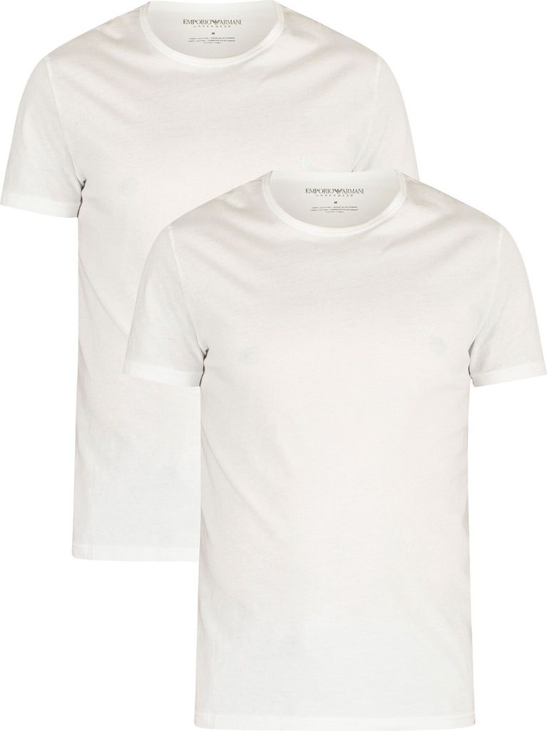 Emporio Armani 2er-Pack Lounge-T-Shirts aus reiner Produktbild 