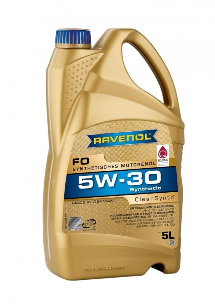 Ravenol FO SAE 5W 30 Synthetisches Leichtlauf Motorenöl PKW 5L