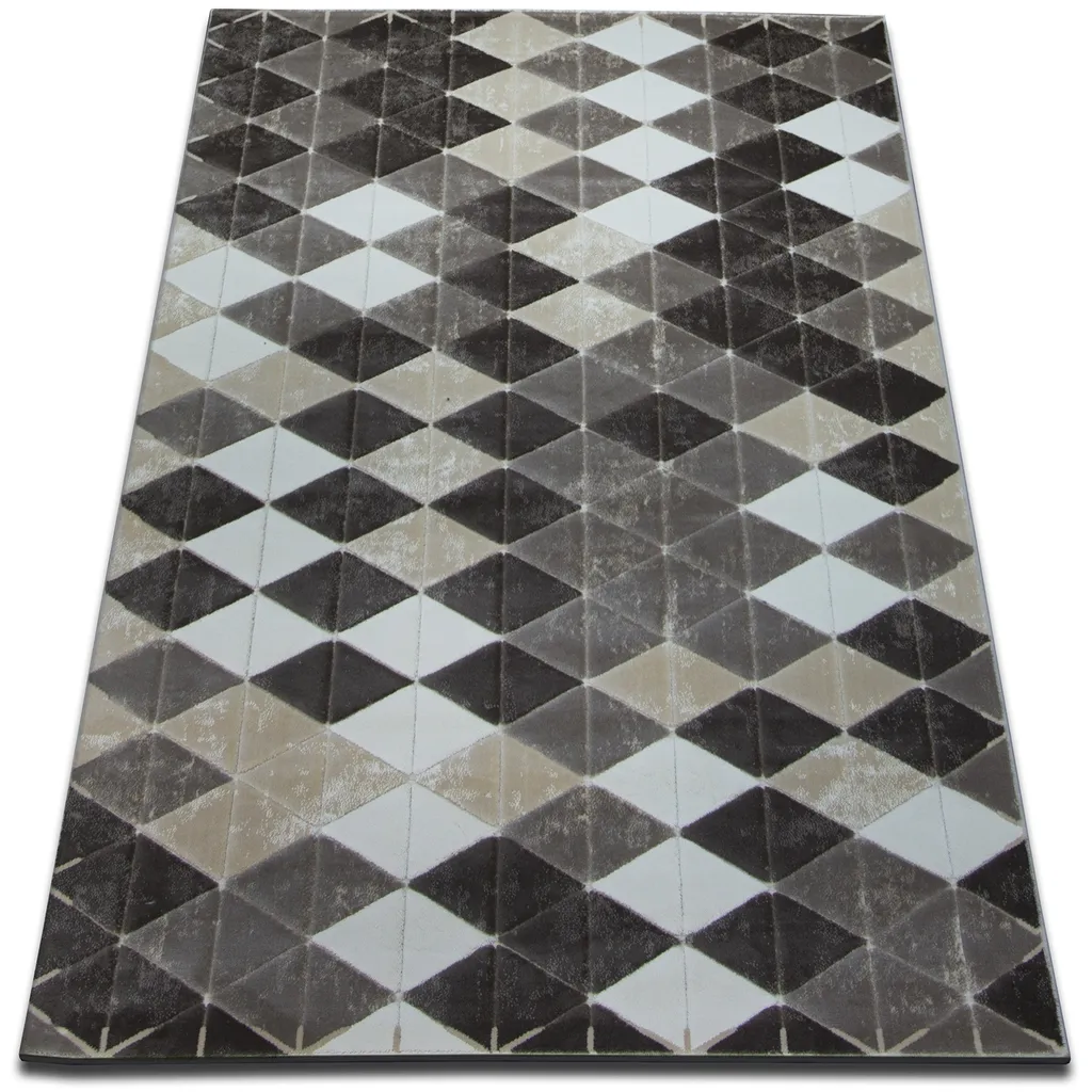 Tapis acrylique anti-tache YAZZ 7660 160x220 beige facile à nettoyer